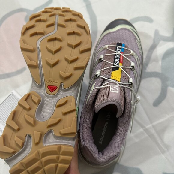 Salomon Xt-6 Purple Low-Top Outdoor Sports Shoes - Picture 4 of 6